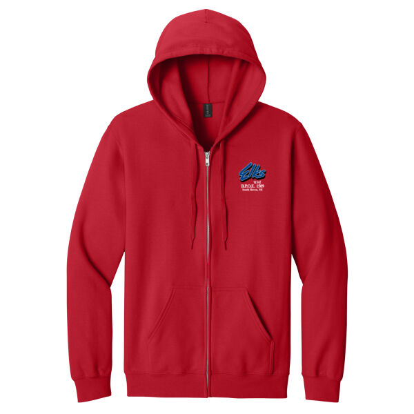 Gildan Softstyle® Midweight Fleece Full-Zip Hooded Sweatshirt Thumbnail