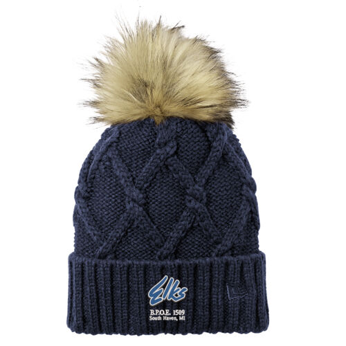 New Era® Faux Fur Pom Beanie Thumbnail