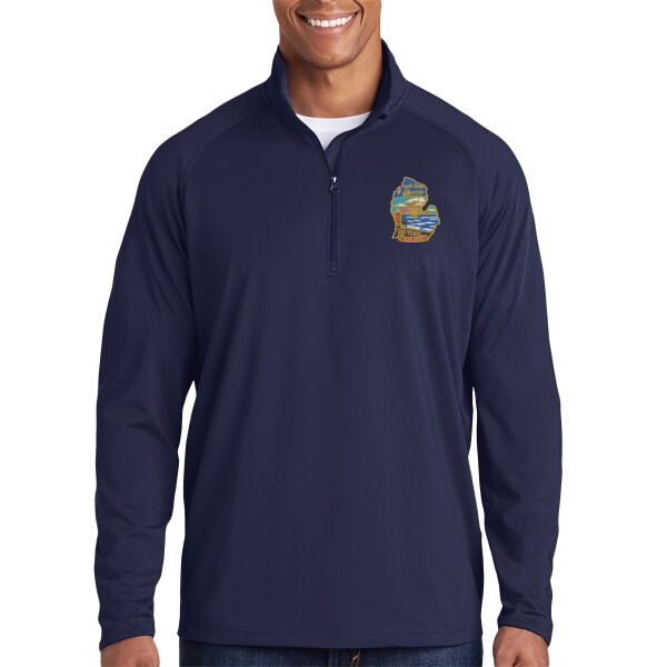 Sport-Tek® Men's Sport-Wick® Stretch 1/4-Zip Thumbnail