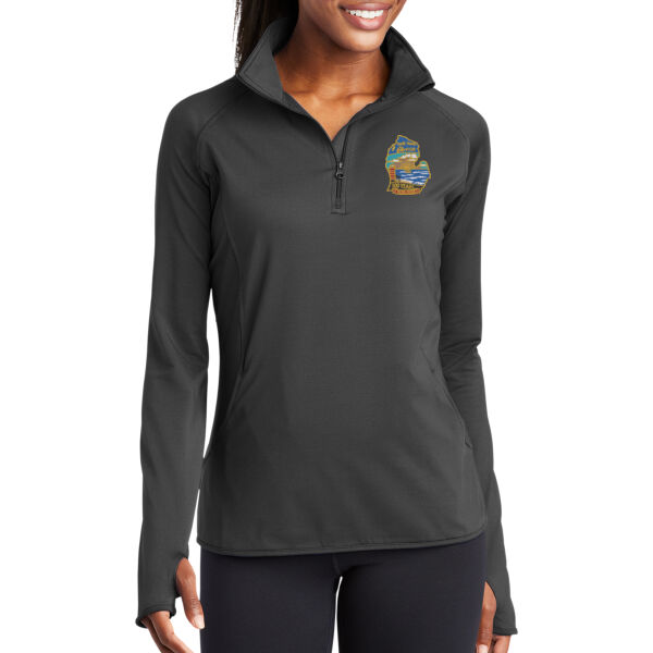 Sport-Tek® Women's Sport-Wick® Stretch 1/4-Zip Thumbnail